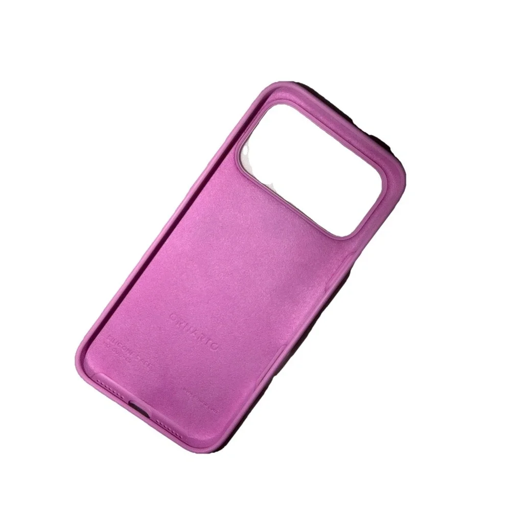 ORNARTO Liquid Silicone Case for iPhone 17 Pro Max Protect your phone Pink